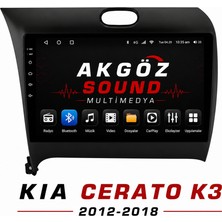 GÖZA-X Kıa Cerato K3 2012-2018 Multimedya Çerçevesi 9 Inç Soketleri Içinde