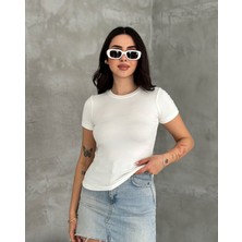 Bisiklet Yaka Kısa Kol Buzzy Body