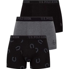 U.s. Polo Assn. Erkek Baskılı 3'lü Kutulu Boxer - Çoklu Renk - ILC2.80C30E4G