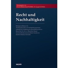  recht und nachhaltigkeit prof. dr. mehmet kamil yıldırım,dr. ayşegül altınbaş 1. baskı, nisan 2026
