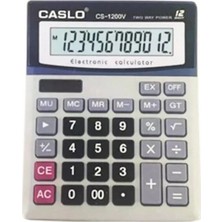  cs-1200v 12 hane masa tipi hesap makinesi