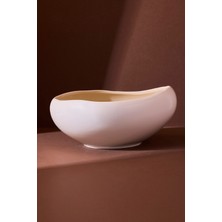 Perotti Roma Beige Porselen Kase 23X20.5X10.3 cm