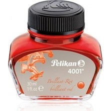 Düzey Pelikan 4001 Yazı Mürekkebi Kırmızı 30 ml