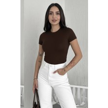 Bisiklet Yaka Kısa Kol Buzzy Body