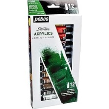 Uravas Store Pebeo Studio Akrilik Boya Seti 12 Renk x 12 ml