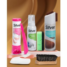 Silver Kahverengi Nubuk & Süet Kadın Ayakkabı Bakım Seti