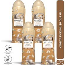 Maxrosa Vanilya Duş Jeli 600 ml x 4 Adet