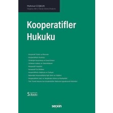  kooperatifler hukuku mahmut coşkun 5. baskı, nisan 2026