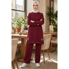 İlkimay.com Arma Detaylı Ikili Takım 1730 - Bordo