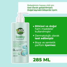 Just Green Organic Baby Doğal Yulaf Özlü Vücut Losyonu Hassas Ciltler Için 285 ml