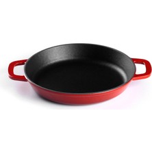 Lotus Döküm    18 cm Yuvarlak Round Pan  Degrade Bordo