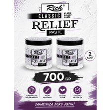 Rich Classic Rölyef Pasta – 700 gr (2 Adet) Rölyef Pasta Seti