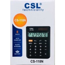  cs-118n 8 hane cep tipi hesap makinesi