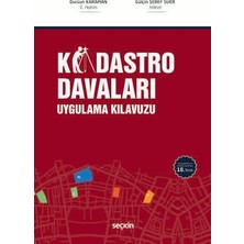 kadastro davaları uygulama kılavuzu dursun karaman,gülçin şeref süer 10. baskı, nisan 2026