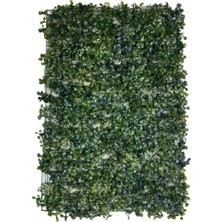 Cihan Çiçekçilik 5'li Yapay Çiçek Duvar Kaplama Panel Şimşir Tabaka 40X60 cm