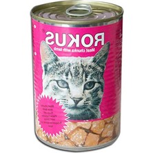 Cekar Store Kuzu Etli Kedi Konserve Mama 410 G