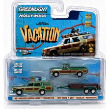 Greenlight Hollywood 1:64 Vacation Green Machine Chase Diecast Model Set