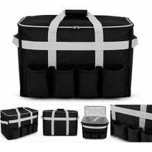 Abt Büyük Boy Termal Taşıma Çantası 60X30X35 cm Izolasyonlu Çok Cepli Piknik & Kurban Eti Saklama Çantası