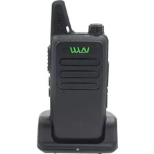 Belirtilmemiş Wln Kd-C1 PMR446 Lisanssız El Telsizi 16 Kanal Vox Şarjlı Uzun Menzil Profesyonel Tekli Set