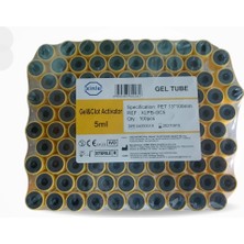Xinle Vakumlu Jelli Boş Tüp 5 ml (Sarı Kapak) 100'LÜ Paket