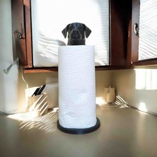Multiogz Labrador Köpek Figürlü Dekoratif Kağıt Havluluk - 3D Tasarım Mutfak Havlu Tutucu