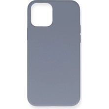 Armüz Apple iPhone 12 Pro Max Kılıf Nano Içi Kadife Silikon - Gri