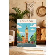 Mgi Design Premium Kalite Vintage Seyahat Posteri Modern Tarzda Kanvas Tablo Modern Ev Dekoru