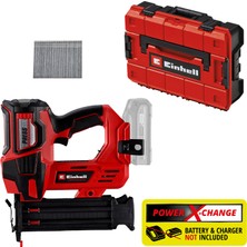 Einhell Professional Akülü Çivi Tabancası FIXETTO 18/50 N S-F Power X-Change (18 V, 60 darbe/dk, maks. 50 mm çivi, tekli/seri atım modu, 2000 adet çivi ve E-Case S-F dahil, akü dahil değildir)