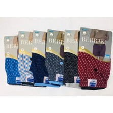 Berrak 1054 Erkek Desenli Pamuklu Boxer 12 Adet