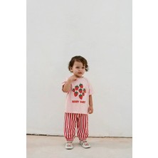 Çilek Desenli Bebek Takım