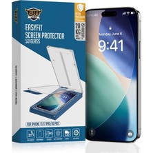 Buff Labs iPhone 17/17 Pro/16 Pro 5d Glass Easyfit Ekran Koruyucu