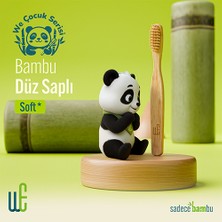 Weways Doğal Bambu Çocuk Diş Fırçası (Düz Sap - Yumuşak Uç)