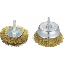 Zargana Telli Pimli Çanak ve Daire Fırça Takımı 60 mm