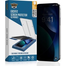 Buff Labs iPhone 17 Pro Max/16 Pro Max 5d Privacy Easyfit Ekran Koruyucu