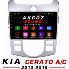 GÖZA-X Kıa Cerato A/c 2012-2018 Multimedya Çerçevesi 9 Inç Soketleri Içinde