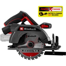 Einhell Akülü Daire Testere TE-CS 18/150-2 Li - Solo Power X-Change (18 V, Ø 150 mm testere bıçağı, 49 mm kesme derinliği, aletsiz ayar, LED aydınlatma, akü dahil değildir) - 4331235