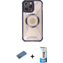 Pileli Store Pilelistore™ iPhone 12 Pro Max Kılıf Kutup Modern - Siyah 5d Eko Cam Ekran Koruyucu + Shine Kamera Lens Koruma Cam - Gd