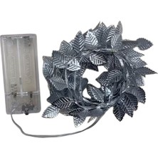 Ozcmax 3 Metre Yaldızlı Gümüş LED Işık – Dekoratif Ortam ve Yılbaşı Aydınlatmaası