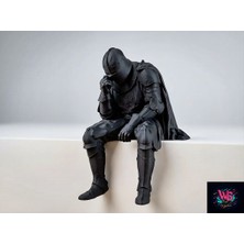 WLS Studio Düşünen Şövalye Bilgisayar Kasası Aksesuarı - Oyuncu Masası Dekoratif Biblo ve Gamer Odası Dekorasyon