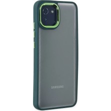 Armüz Samsung Galaxy A03 Kılıf Dora Kapak - Haki Yeşil