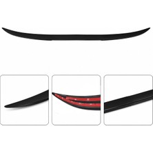 Mega Oto Market Universal Piano Black Bagaj Üstü Spoiler Çıtası 122 cm Çift Taraflı Bantlı Esnek Tasarım