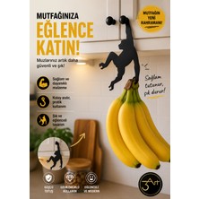 Maymun Muz Askılığı – Modern Mutfak Düzenleyici Muz Askısı