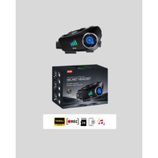 Zero Land Depomix Q28 Motosiklet Kask Bluetooth Kulaklık  Full Hd 1080P Kamera
