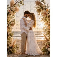 Nova Kişiye Özel 99 Parça A4 Boyut 10 adet Fotoğraf Baskılı Puzzle