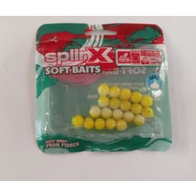Spiinx Soft Baits Sarımsak Aromalı Alabalık Hazır Top Yem 10MM/20 Adet