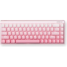 Mchose Ace 68 Air Peach Gradient Kablolu Mekanik Oyun Klavyesi Kare Tuş Formu