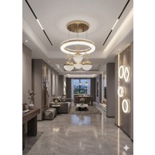 Çember 4 Top LED Avize