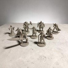 Major Hobi Dnd Warforged 3.5-4.5 cm Figür Seti – Mekanik Savaşçılar Koleksiyonu