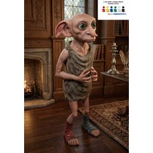 Alyora Dobby 3D Figür Boyama Seti - Dıy Boyama Kiti 19 cm - Harry Potter Temalı Dekoratif Figür ve Boyama Aktivitesi