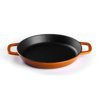 Lotus Döküm    20 cm Yuvarlak Round Pan  Degrade Turuncu